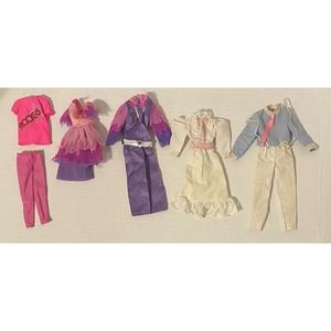 Vintage 1970’s-1980’s Barbie Ken Clothes Lot Of 6